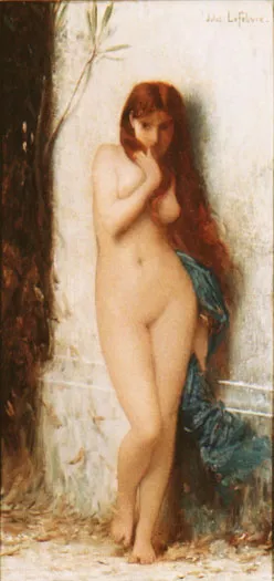 Variation on 'La Cigale' by Jules Joseph Lefebvre Oil Painting