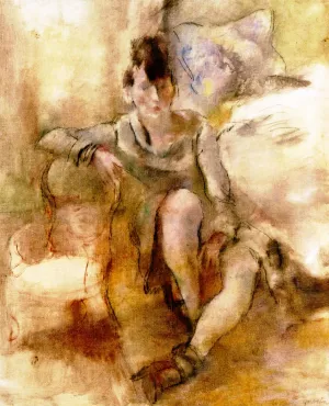 Bobette painting by Jules Pascin