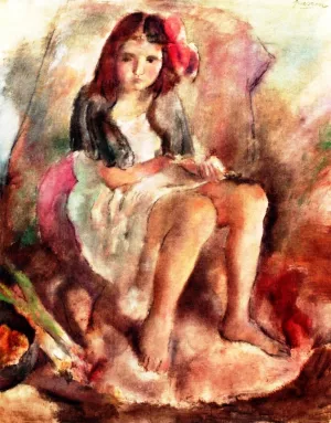 Cinderella painting by Jules Pascin