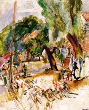 Cuban Figures painting by Jules Pascin