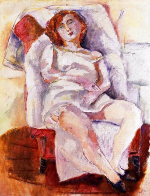Encore Germaine by Jules Pascin Oil Painting