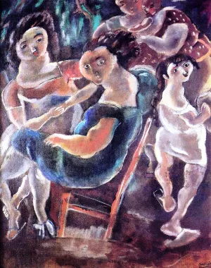 Gossips by Jules Pascin Oil Painting