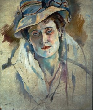 Hermine David by Jules Pascin Oil Painting