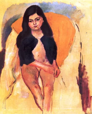 Little Italian Girl painting by Jules Pascin