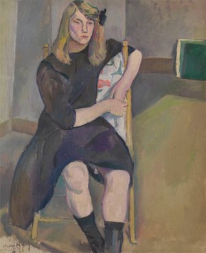 Little Jeanne by Jules Pascin Oil Painting