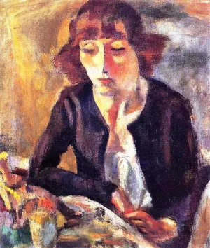 Portrait of Hermine David III by Jules Pascin Oil Painting
