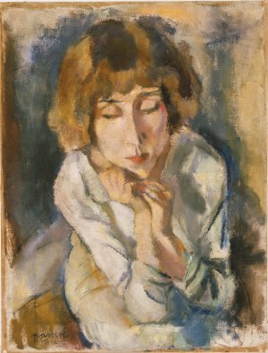 Portrait of Hermine David by Jules Pascin Oil Painting