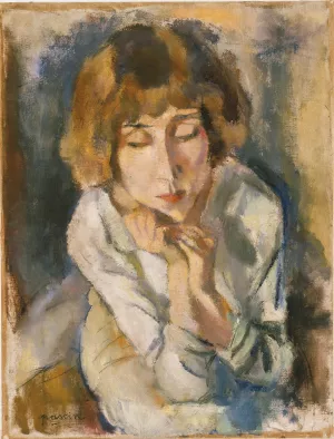 Portrait of Hermine David by Jules Pascin Oil Painting