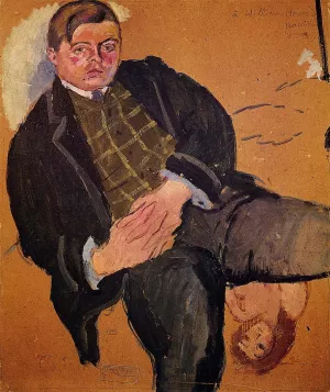 Portrait of William Howard by Jules Pascin - Oil Painting Reproduction