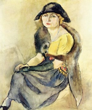 Princess Ghika by Jules Pascin Oil Painting