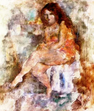 Seated Woman 2 by Jules Pascin Oil Painting