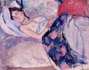 Sleeping Woman painting by Jules Pascin