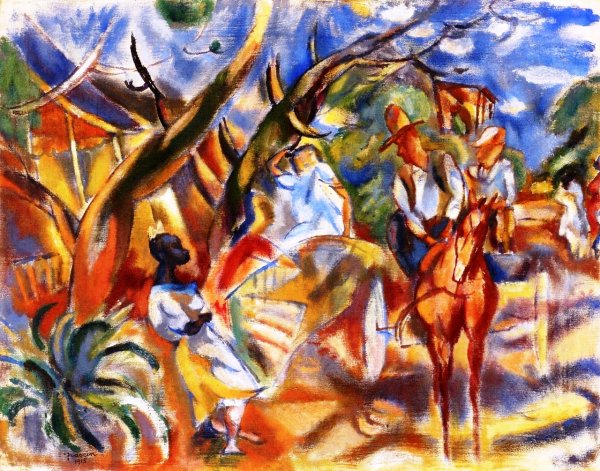 Main Product Photo of Southern Scene Painting by Jules Pascin