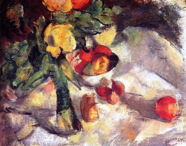 Still Life with Fruit by Jules Pascin - Hand-Painted Oil Painting Reproduction