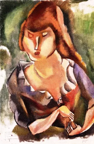 Suzanne by Jules Pascin - Oil Painting Reproduction