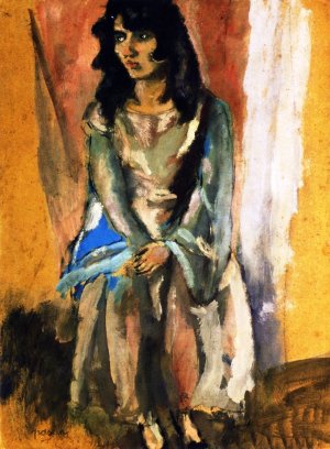 The Brown Persian by Jules Pascin Oil Painting