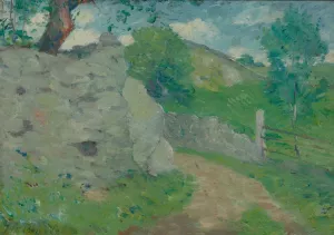 A French Country Lane by Julian Alden Weir Oil Painting