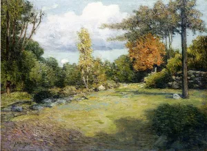Autumn Days by Julian Alden Weir - Oil Painting Reproduction