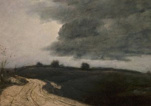 Landscape by Julian Alden Weir Oil Painting