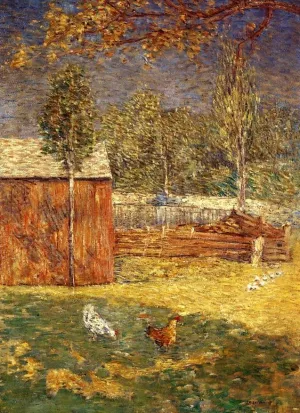 Midday Oil painting by Julian Alden Weir