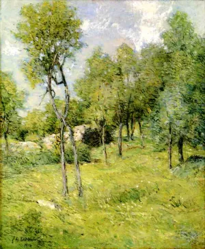 Midsummer Landscape by Julian Alden Weir Oil Painting