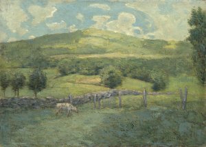 Obweebetuck Oil painting by Julian Alden Weir