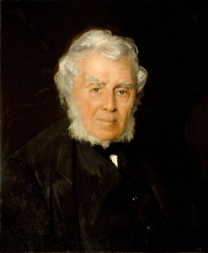 Portrait of Robert Walter Weir by Julian Alden Weir Oil Painting