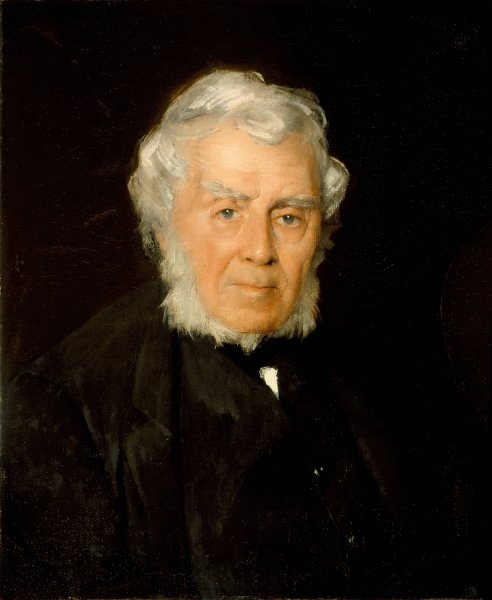 Portrait of Robert Walter Weir  by Julian Alden Weir - Hand-Painted Oil Painting Reproduction
