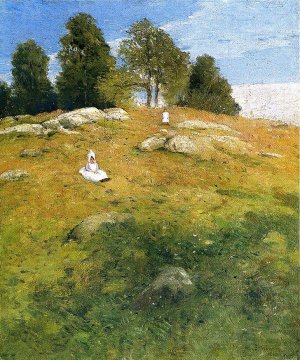 Summer Afternoon, Shinnecock Landscape Oil painting by Julian Alden Weir
