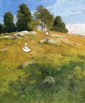 Summer Afternoon, Shinnecock Landscape by Julian Alden Weir - Oil Painting Reproduction