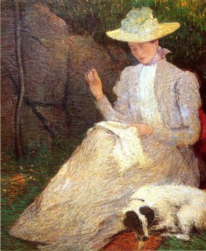 Summer also known as Friends Oil painting by Julian Alden Weir