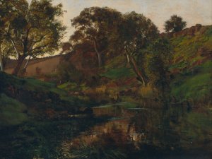 Evening, Merri Creek by Julian Ashton Oil Painting