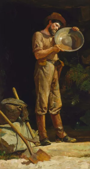 The Prospector Oil painting by Julian Ashton