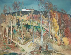 Garten by Julian Falat Oil Painting