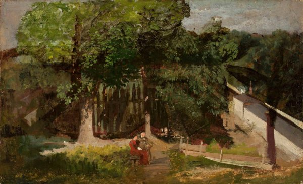 Main Product Photo of Garden fragment Painting by Julian Maszynski