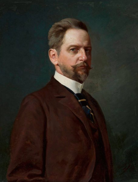 Main Product Photo of Self-portrait  Painting by Julian Maszynski