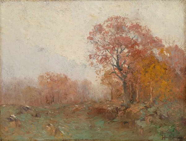 A November Morning  by Julian Onderdonk - Hand-Painted Oil Painting Reproduction