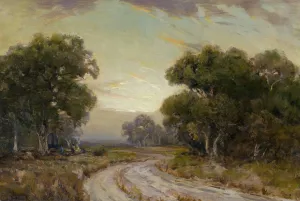 Evening Near Jackson, Southwest Texas by Julian Onderdonk Oil Painting