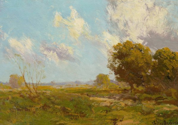 Late Afternoon  by Julian Onderdonk - Hand-Painted Oil Painting Reproduction