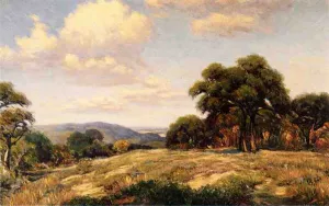 Purple Hills by Julian Onderdonk - Oil Painting Reproduction