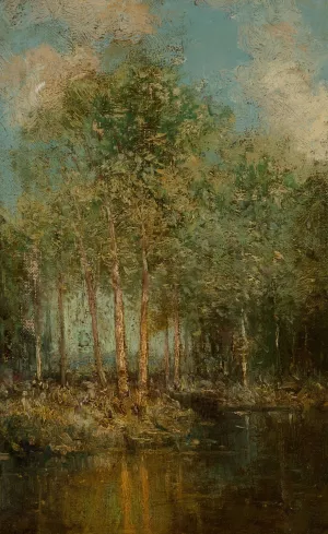The Woodland Glade, Maine by Julian Onderdonk Oil Painting