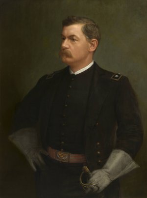 George Brinton McClellan by Julian Scott Oil Painting