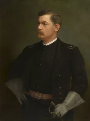 George Brinton McClellan by Julian Scott Oil Painting
