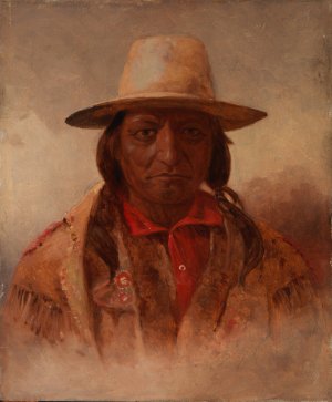 Sitting Bull by Julian Scott Oil Painting