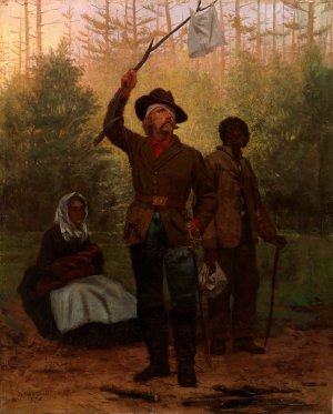 Surrender of a Confederate Soldier by Julian Scott Oil Painting