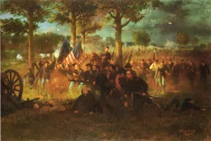 Vermont Division at The Battle of Chancellorsville by Julian Scott - Oil Painting Reproduction
