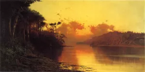 Upper Sacramento River by Julian Walbridge Rix Oil Painting