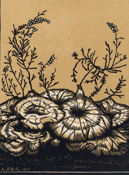 Bloeiende planten  by Julie De Graag - Hand-Painted Oil Painting Reproduction