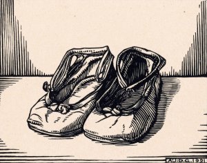 Paar schoenen by Julie De Graag Oil Painting