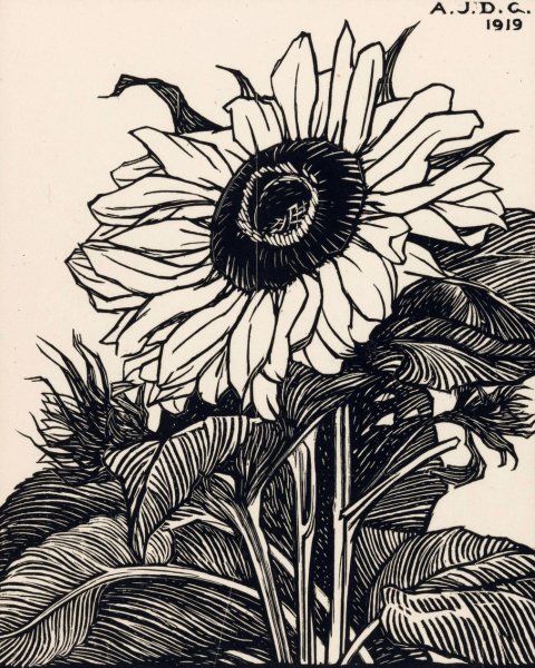 Main Product Photo of Zonnebloem  Painting by Julie De Graag